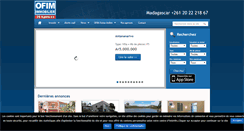 Desktop Screenshot of ofim-madagascar.com
