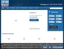 Tablet Screenshot of ofim-madagascar.com